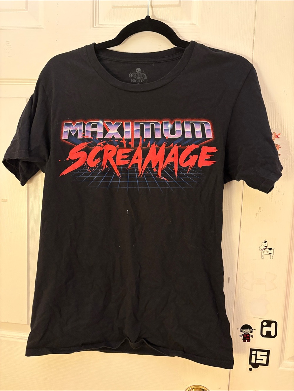 Halloween Horror Nights 2019 - Black 'Maximum Screamage' Graphic Tee in Small